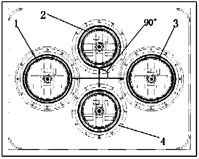 Resistance-capacitance composite touch sensor, electronic skin and smart robot