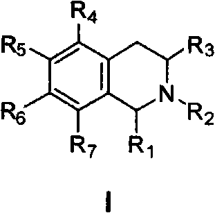 Tetrahydroisoquinoline compounds and preparation method and application thereof