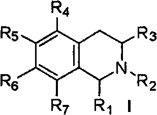 Tetrahydroisoquinoline compounds and preparation method and application thereof