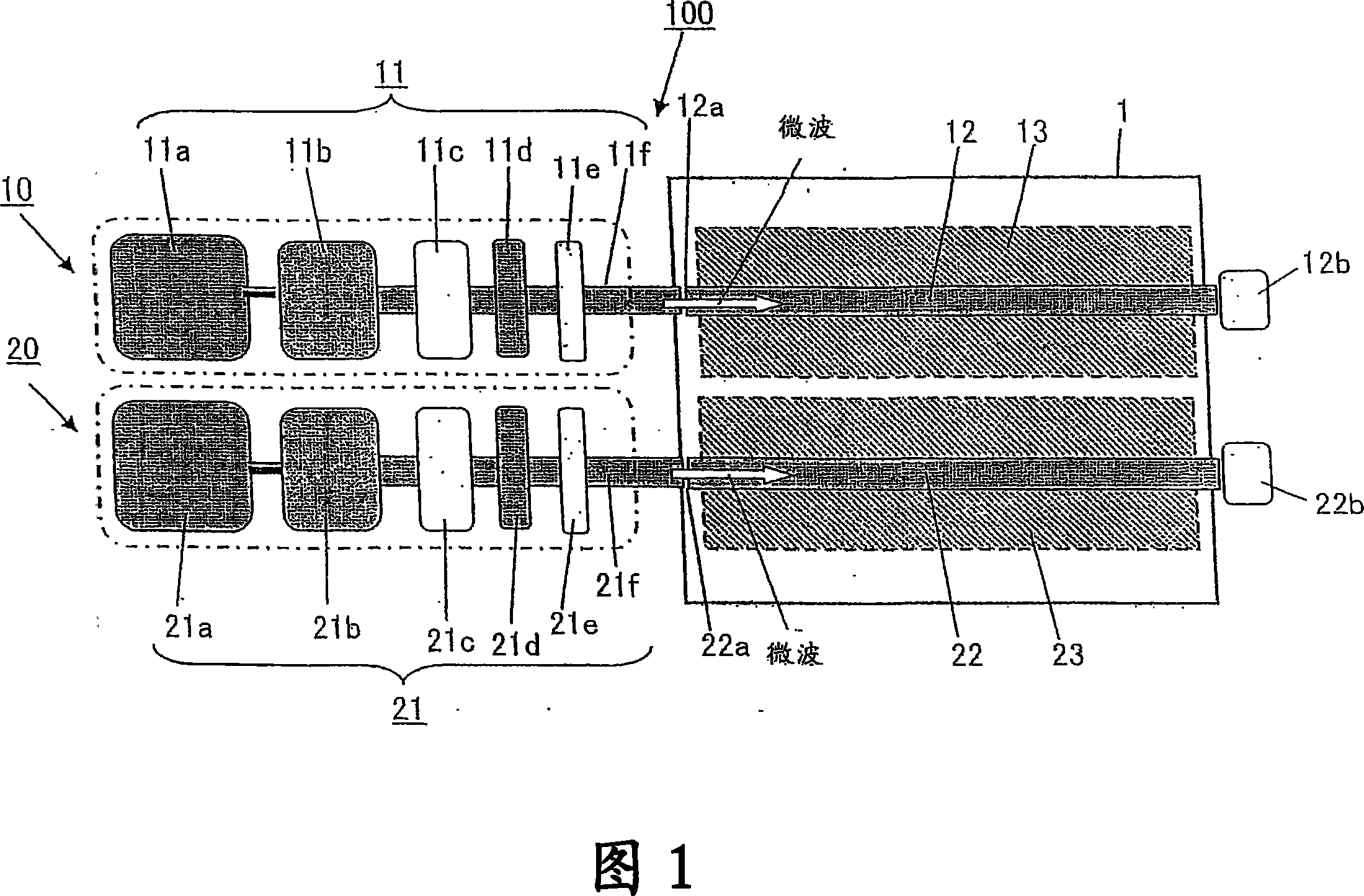 Surface wave excitation plasma processing system