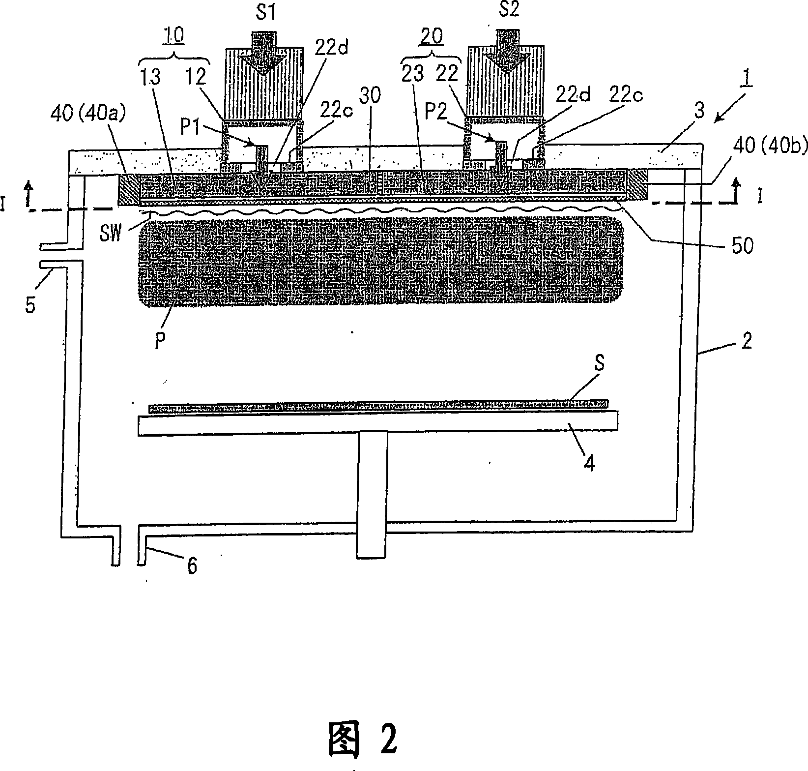 Surface wave excitation plasma processing system