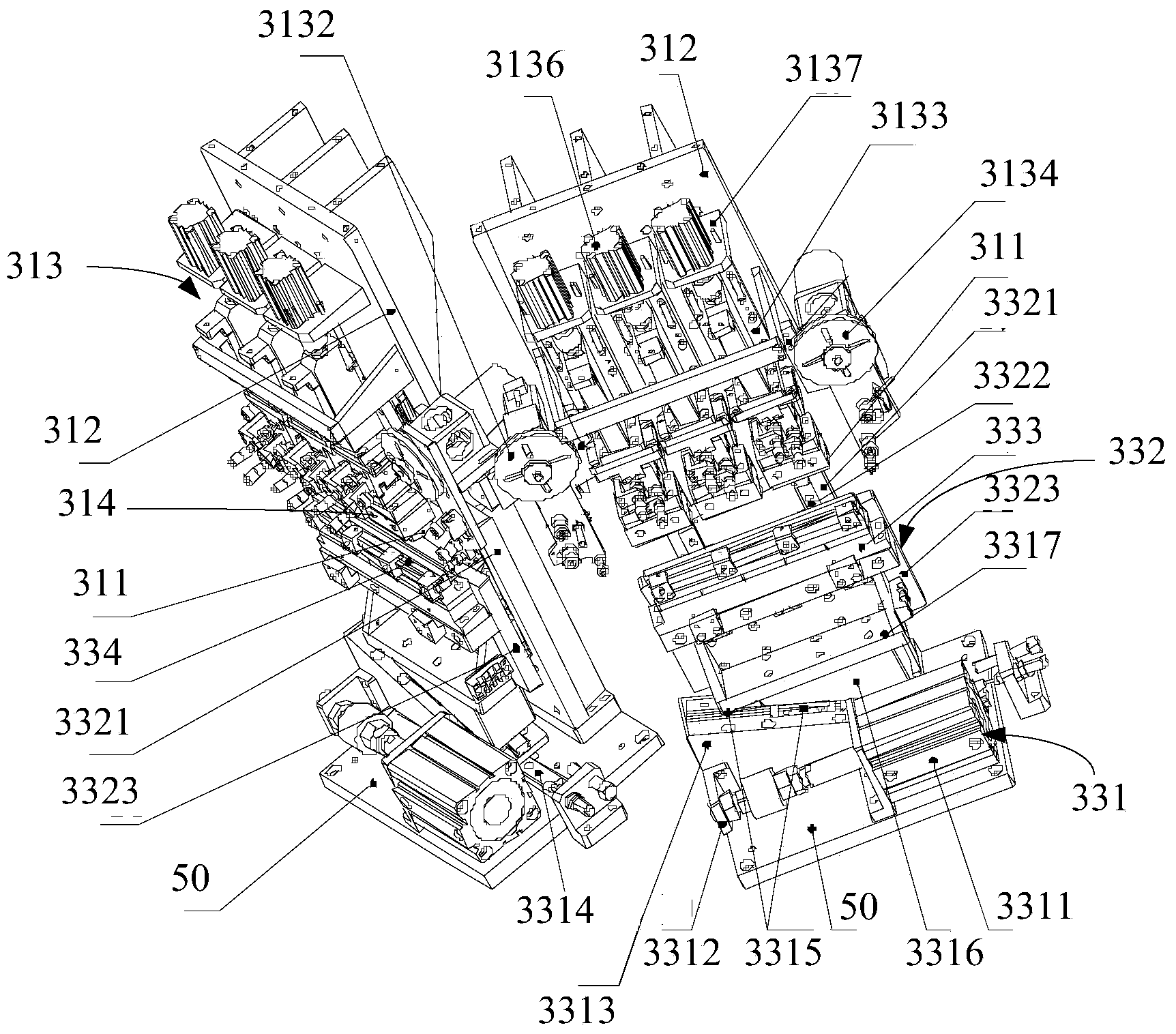 Home pressing device, home pressing control method and wiring machine