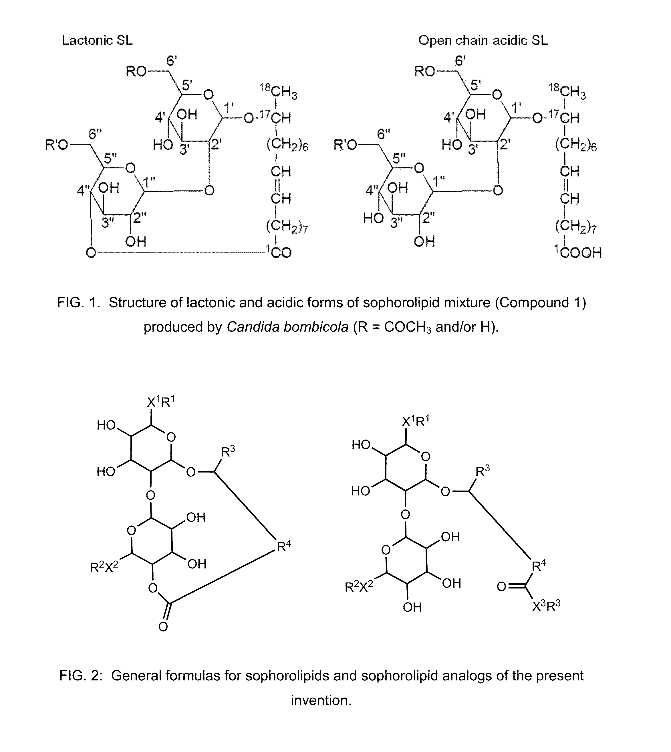 Modified sophorolipids as oil solubilizing agents