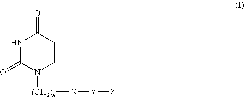 Uracil compound or salt thereof having human deoxyuridine triphosphatase inhibitory activity