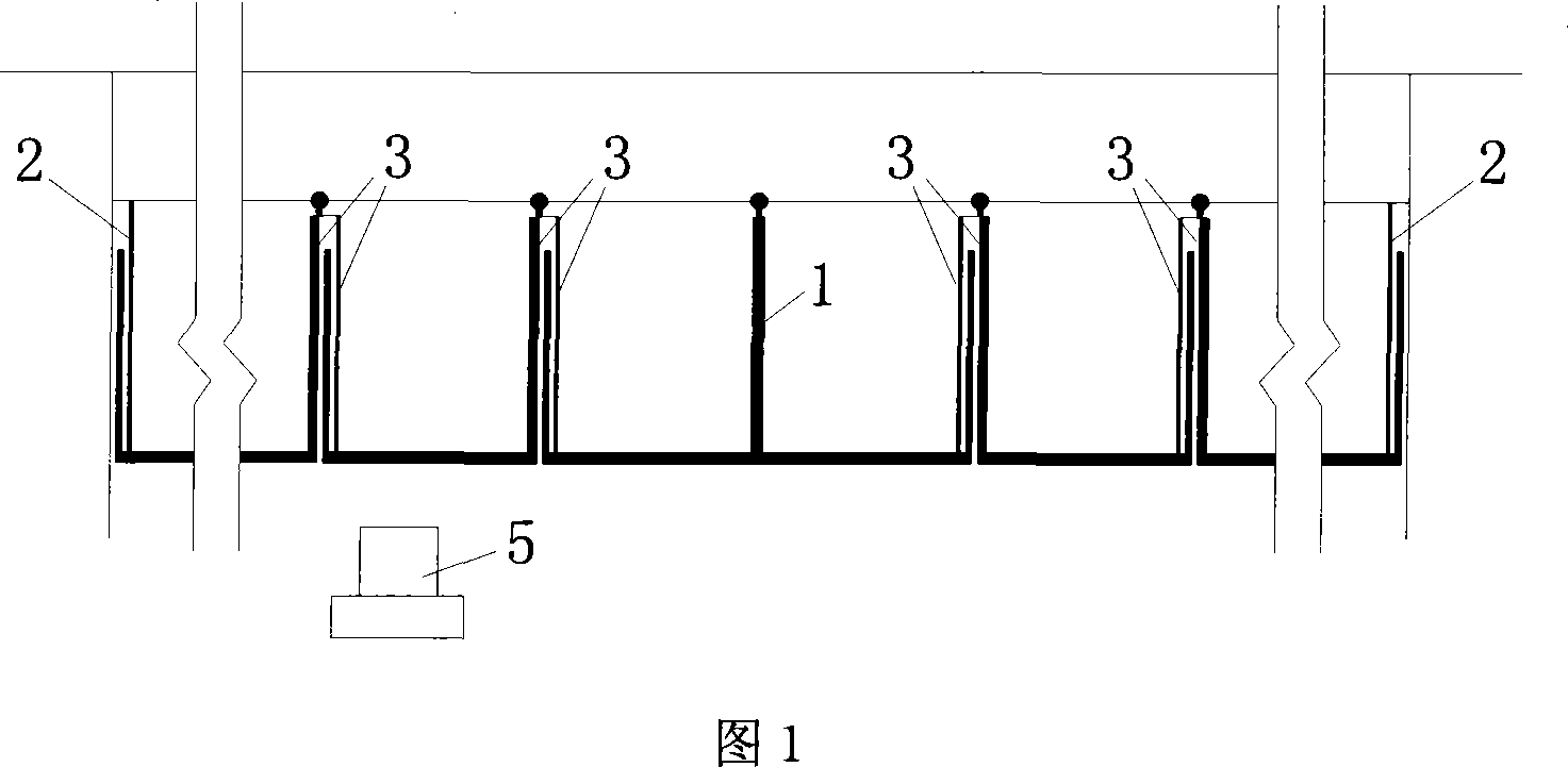 Vertical rod type bridge flexiblity monitor system