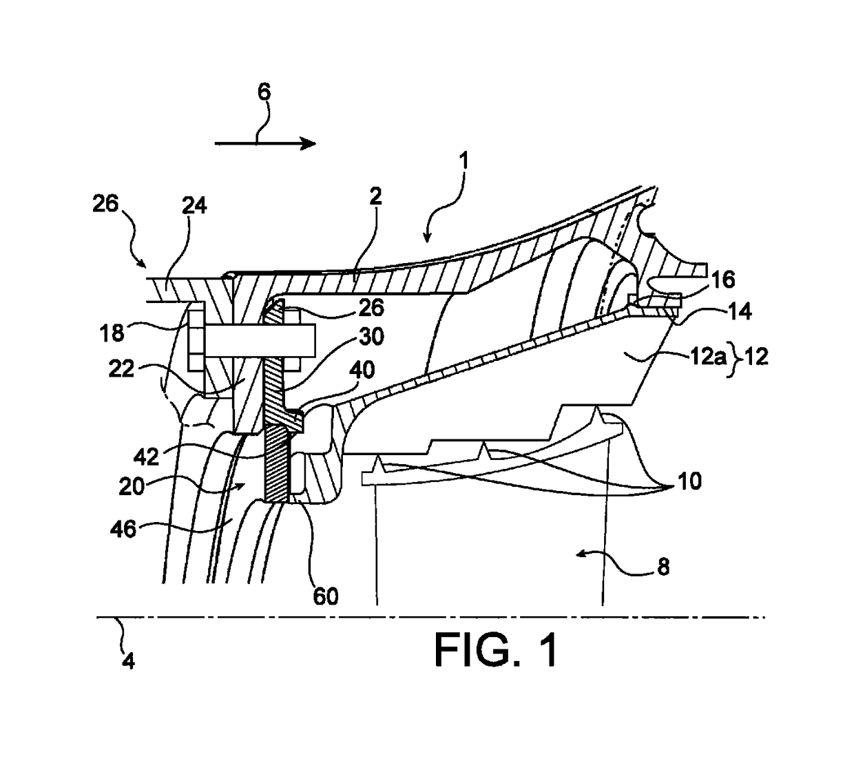 Unlockable device for axially arresting a sealing ring with which an aircraft turbomachine module rotor wheel makes contact