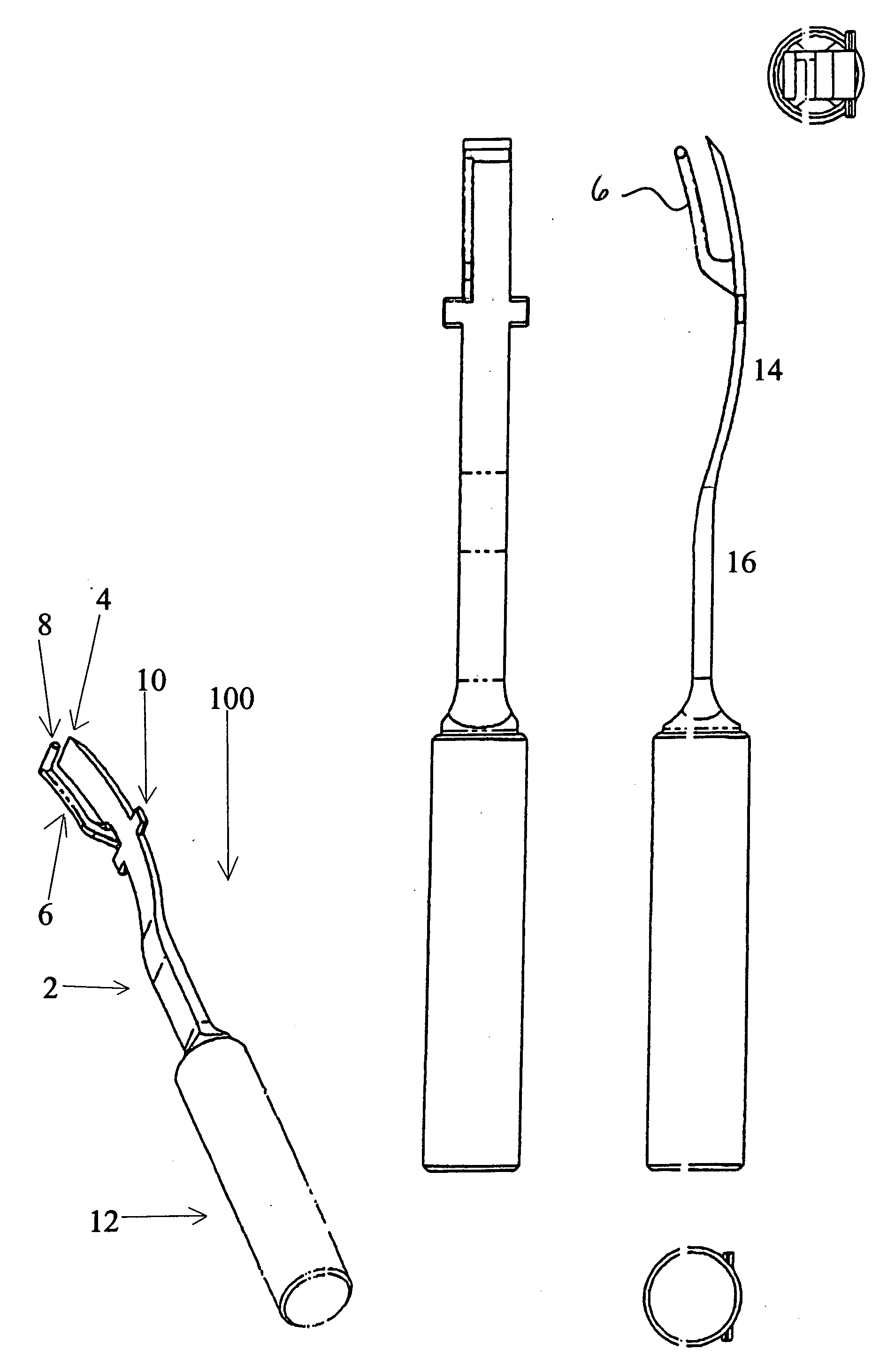 Bone harvesting device and method