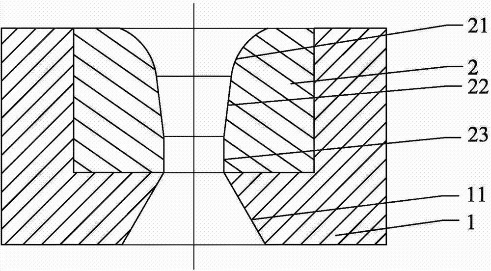 Mosaic ceramic drawing die and making method thereof