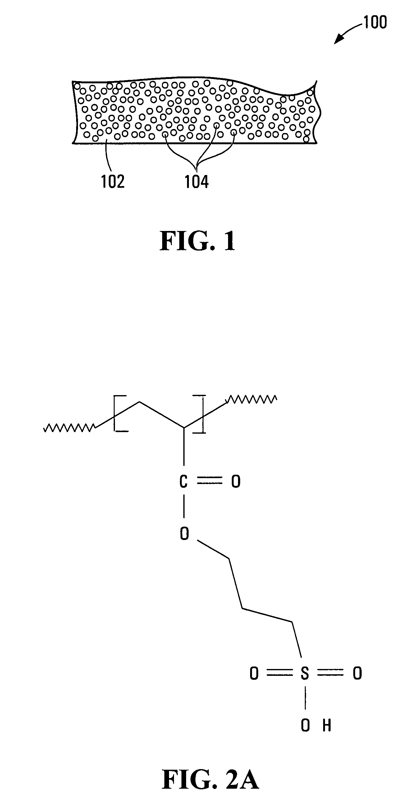 Proton-exchange composite containing nanoparticles having outer oligomeric ionomer, and methods of forming