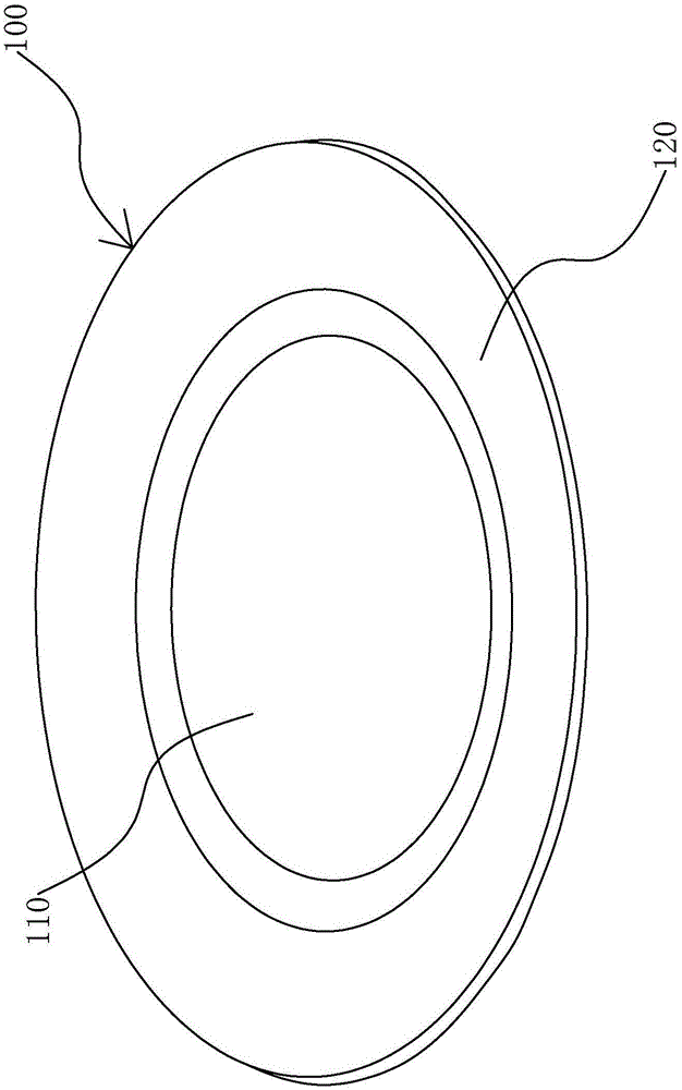 Double-color thin-wall plastic tableware and processing method thereof