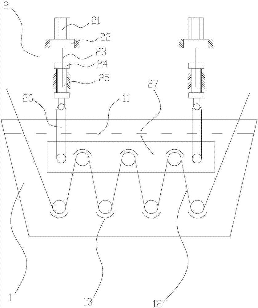 Roughening treatment process and equipment for lead-free soldering electrolytic copper foils