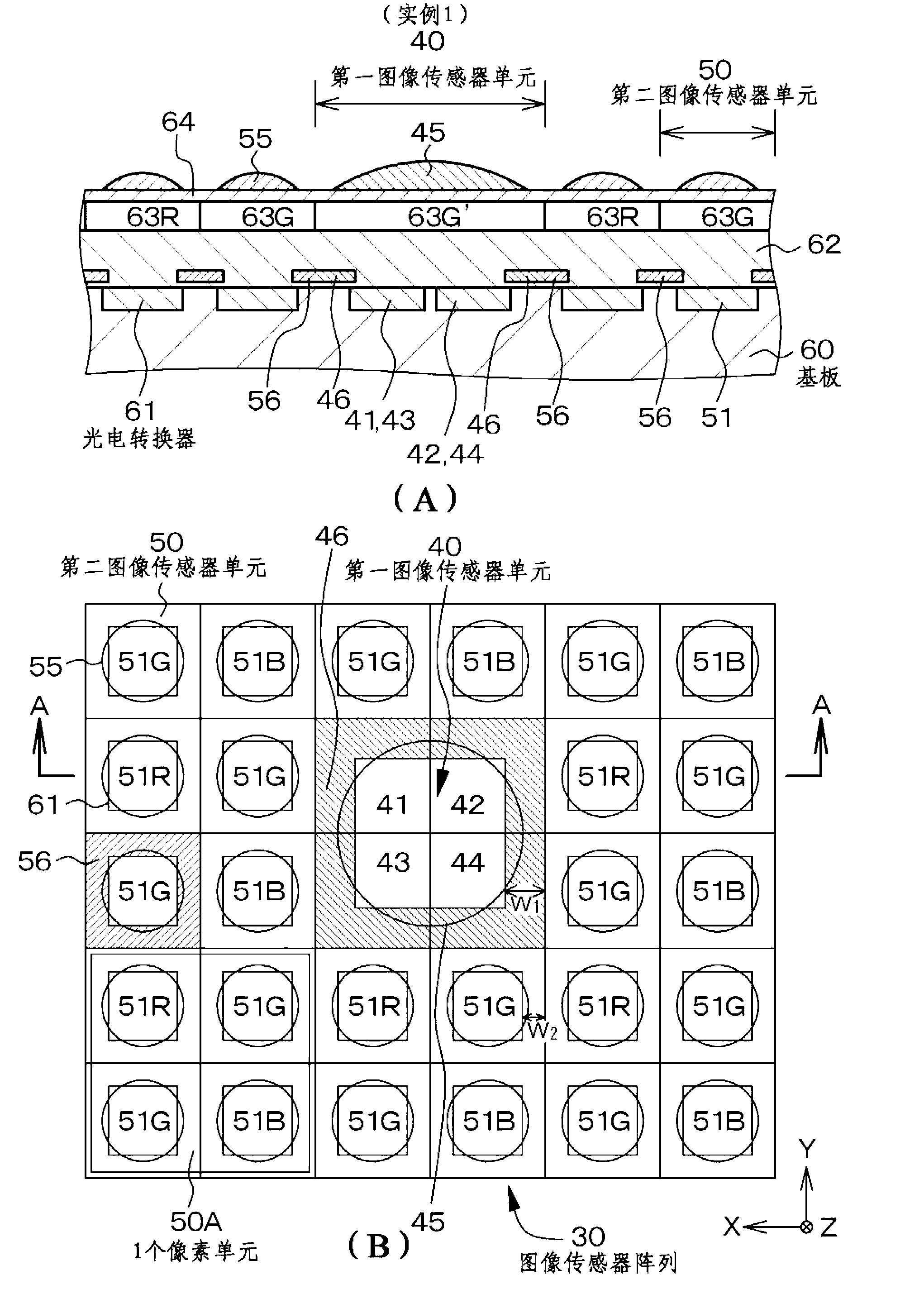 Imaging apparatus and image sensor array