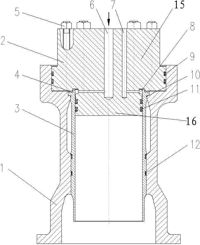 Cylinder sleeve fatigue test device