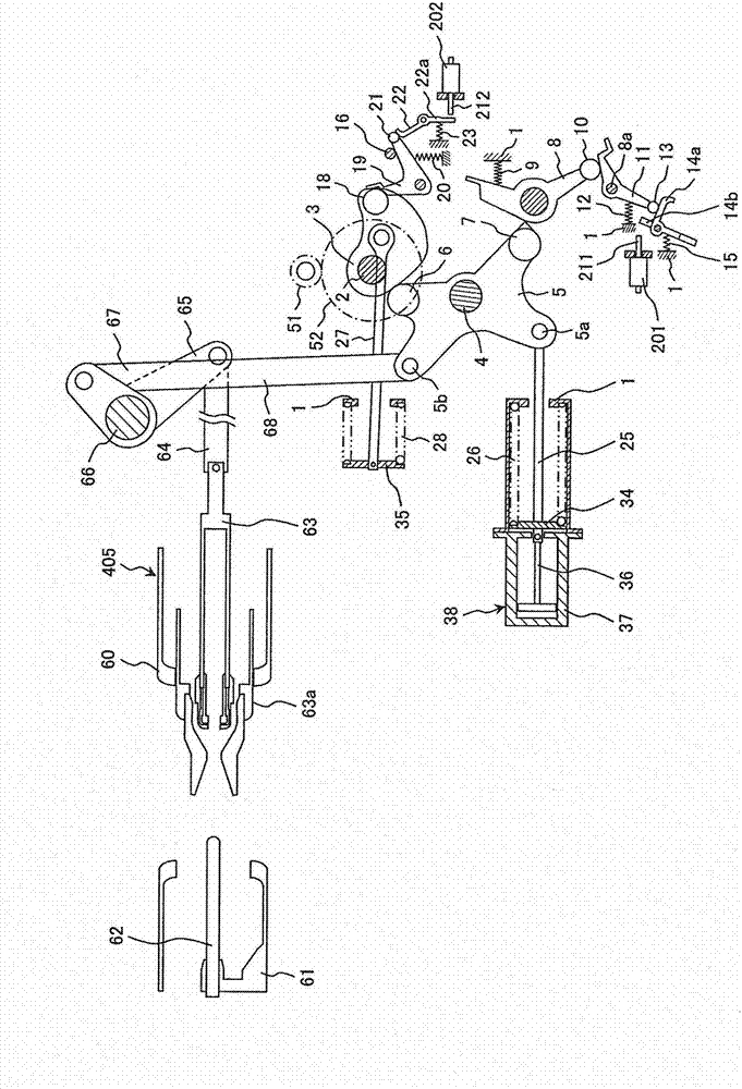 Spring manipulater used for breaker and breaker