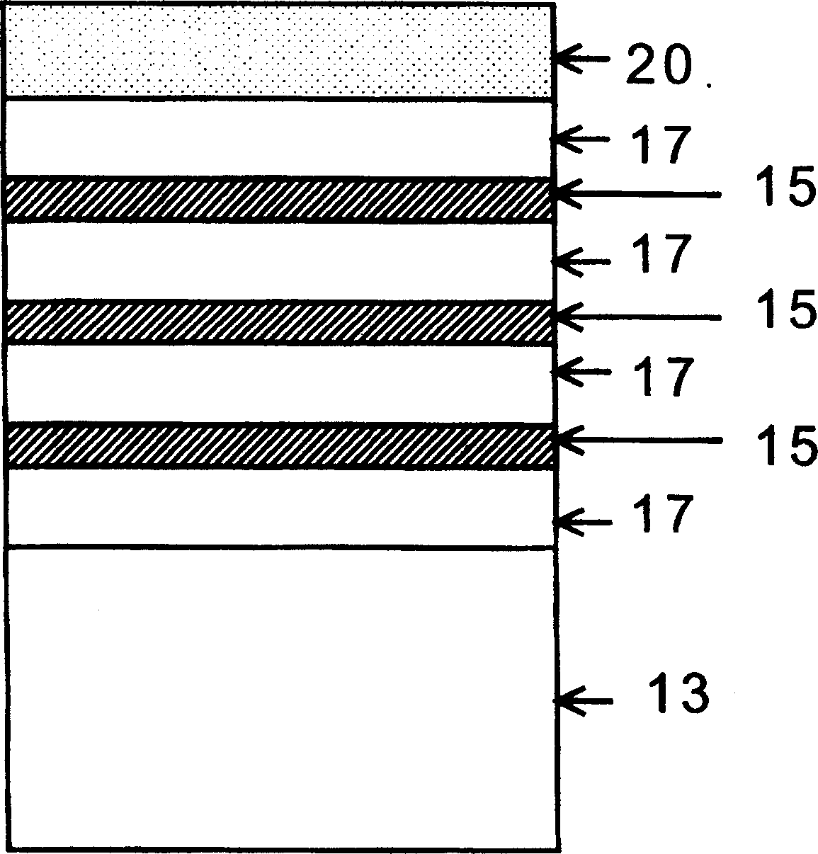 Laminate and filter of display using the same laminate