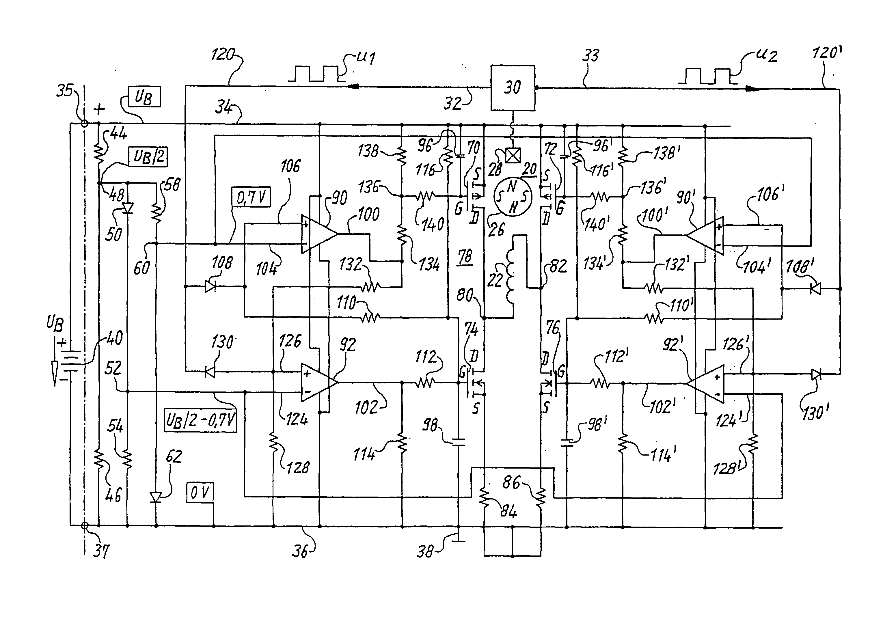 Method for commutating an electronically commutated motor and motor for carrying out said method