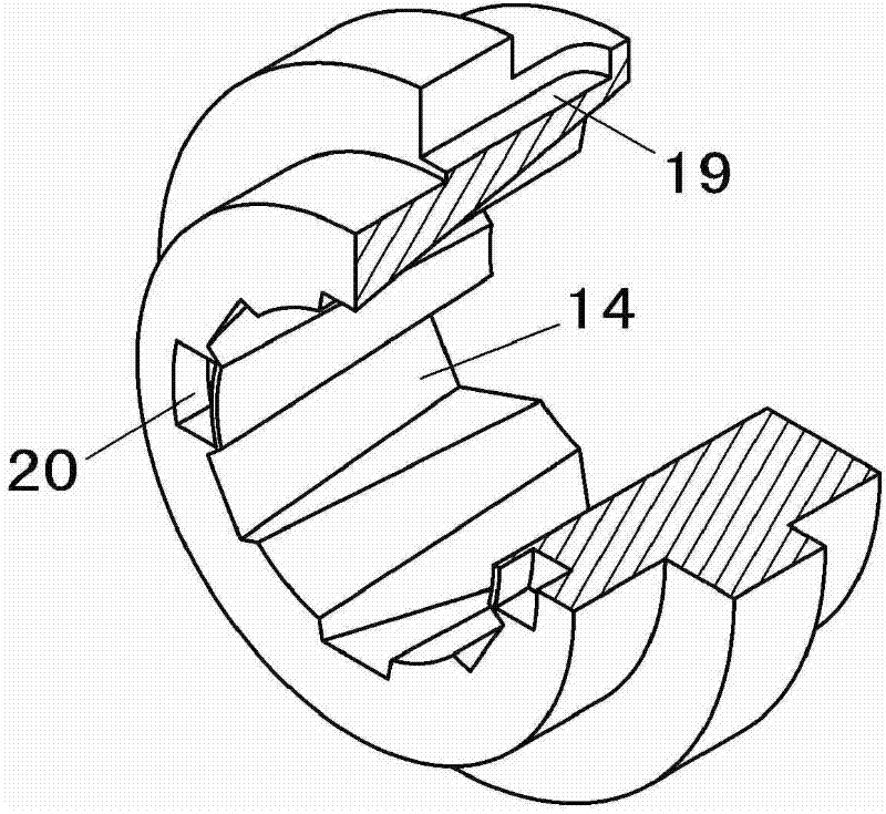 Spiral extrusion method and device for bar-producing machine