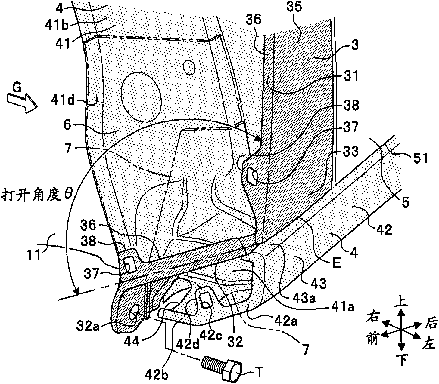 Side structure of automotive body