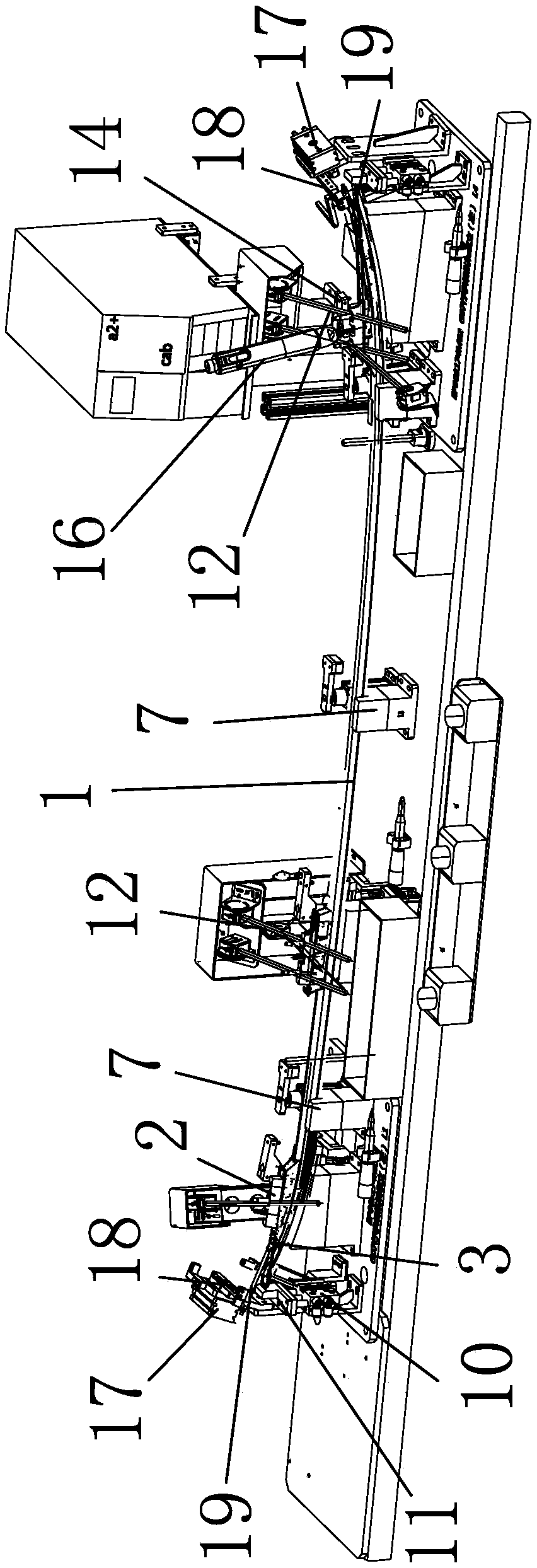 Assembling screw device for roof rack