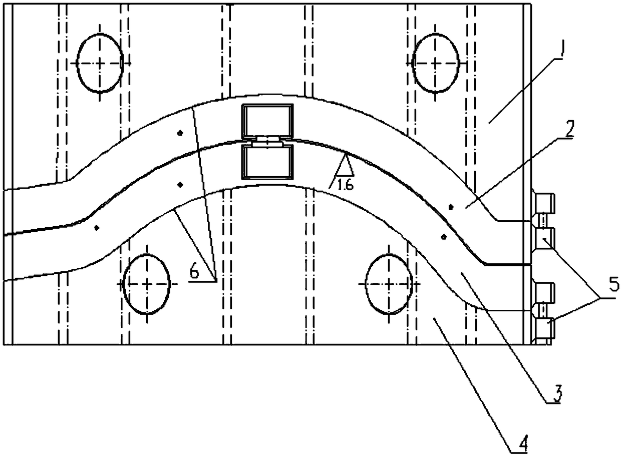 Method for designing and manufacturing ultra-plastic forming and diffusion bonding mould suitable for complex titanium alloy parts