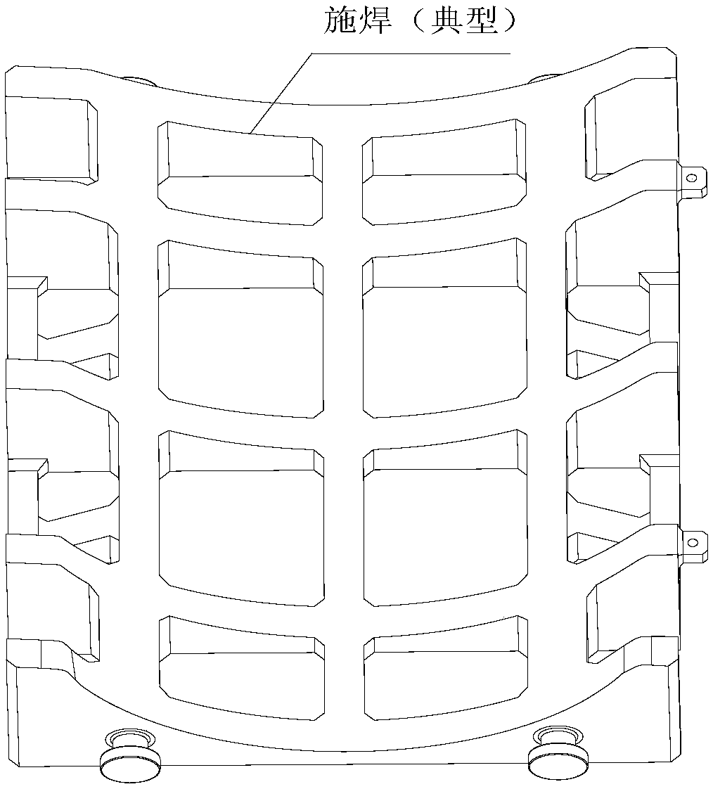 Method for designing and manufacturing ultra-plastic forming and diffusion bonding mould suitable for complex titanium alloy parts