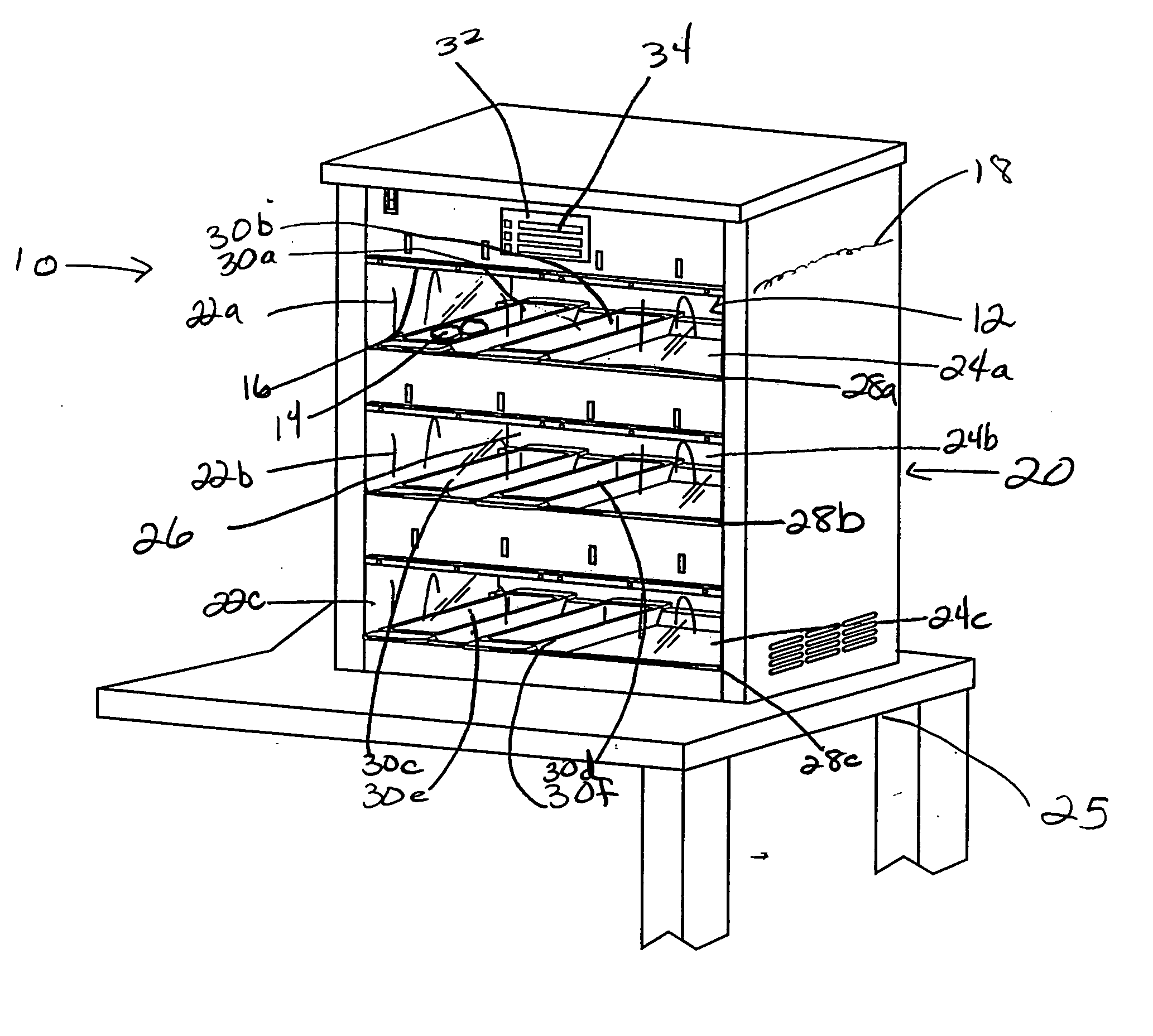 Food staging device