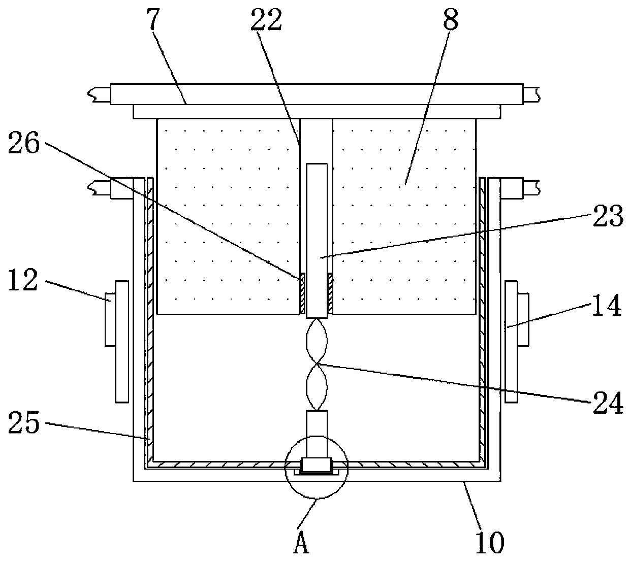 Granulator having anti-adhesion function and used for western medicine processing