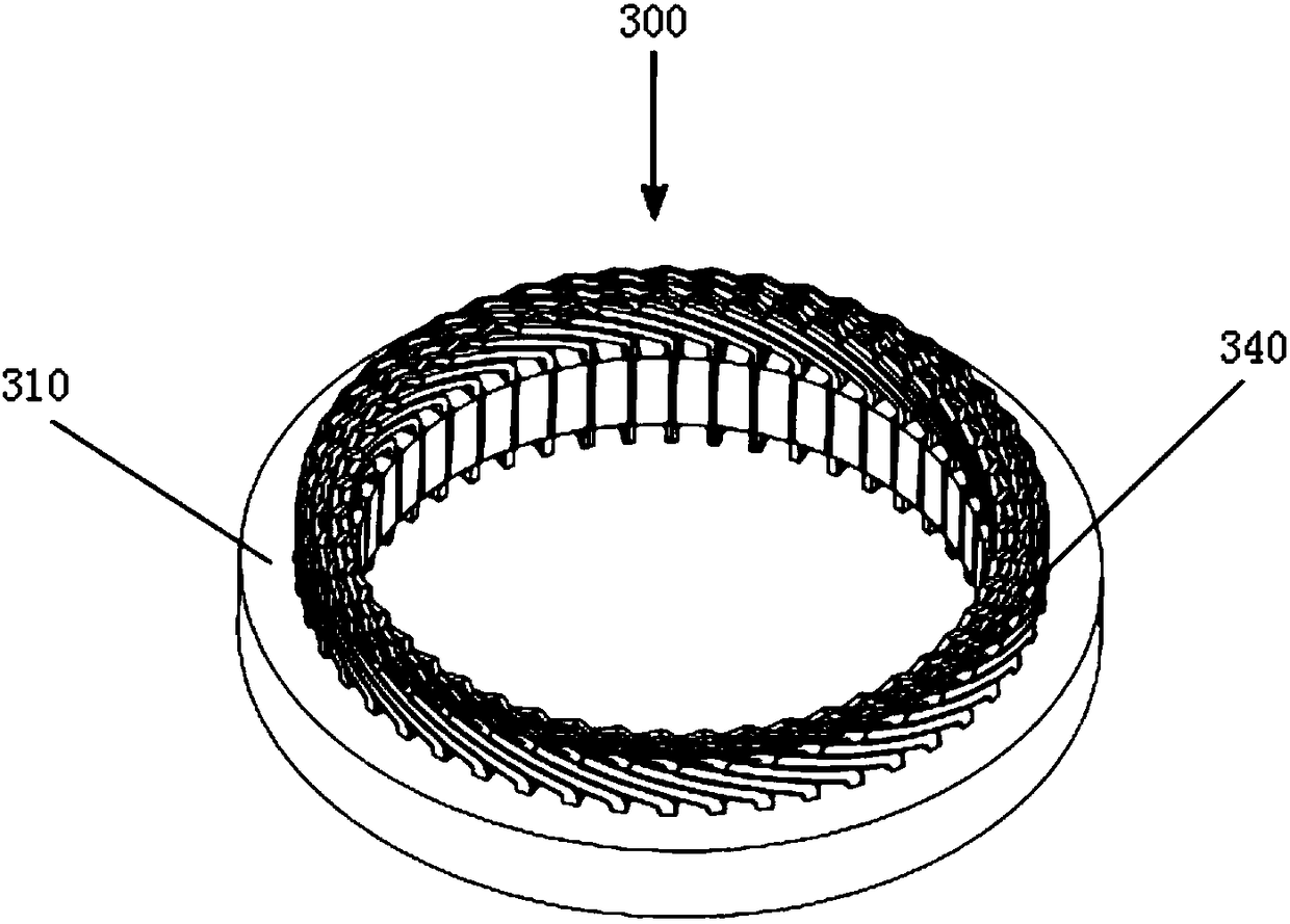 Motor stator and motor