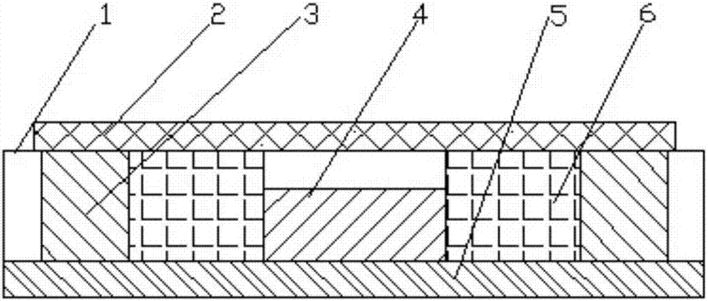 A magnetron sputtering target cathode for medium and low vacuum