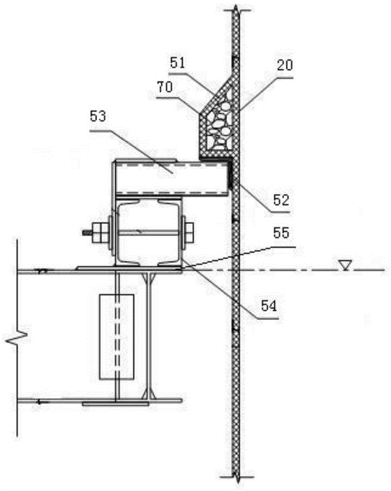 An installation method of a thermal power plant wet chimney with a flame-retardant and anti-corrosion glass-steel structure