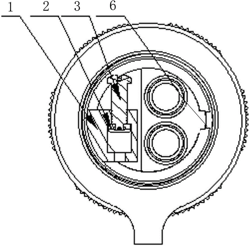 Cable shielding layer processing structure of plug