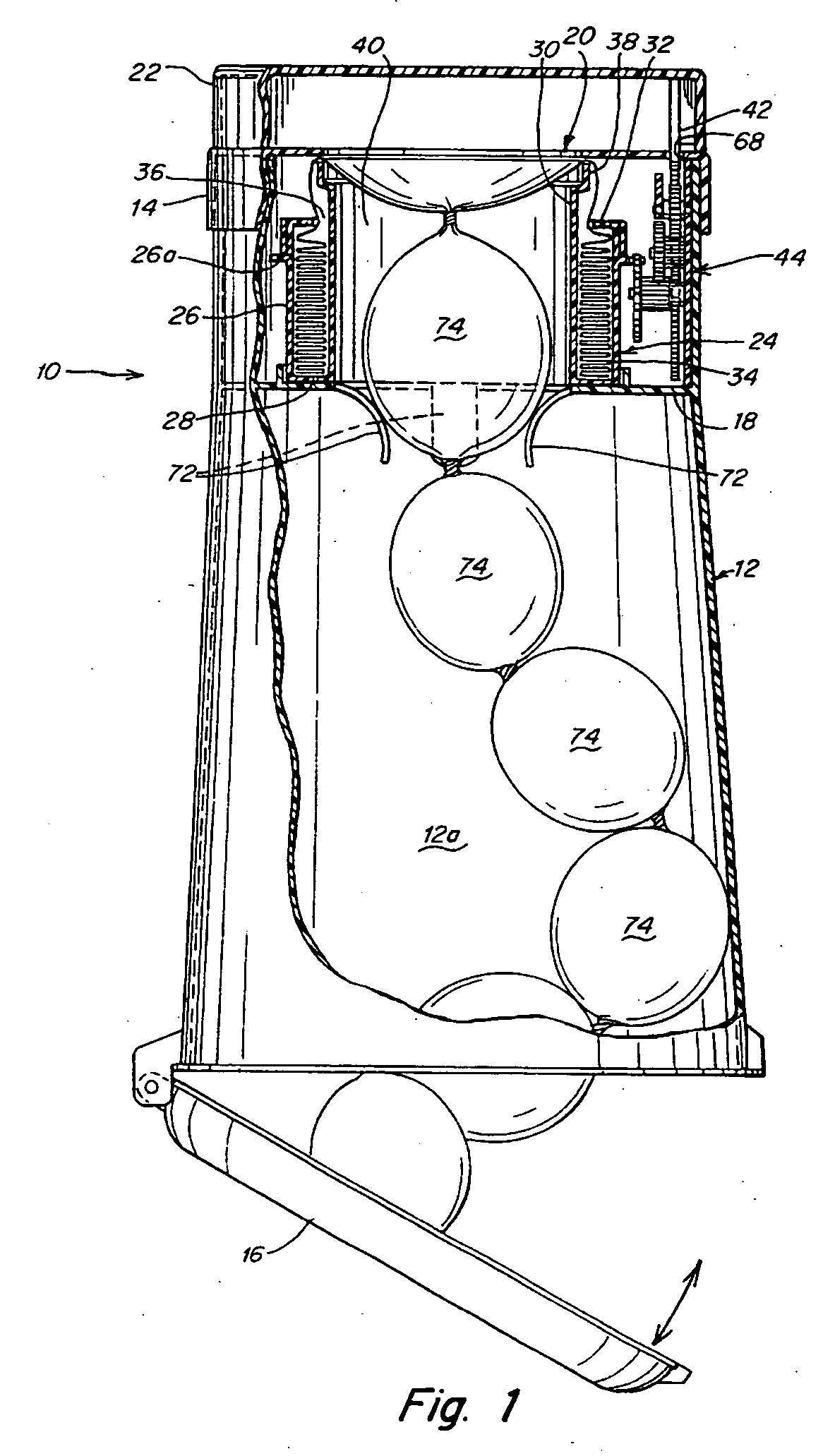 Waste disposal device including a sensing mechanism for delaying the rotation of a cartridge