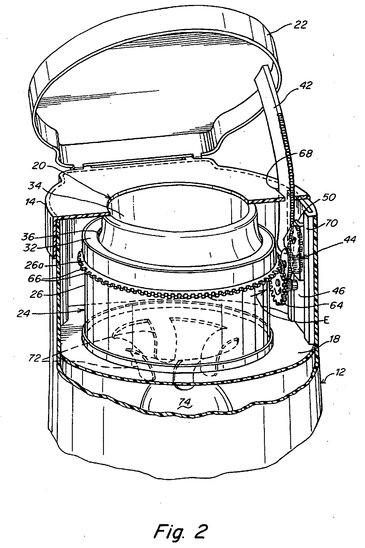 Waste disposal device including a sensing mechanism for delaying the rotation of a cartridge