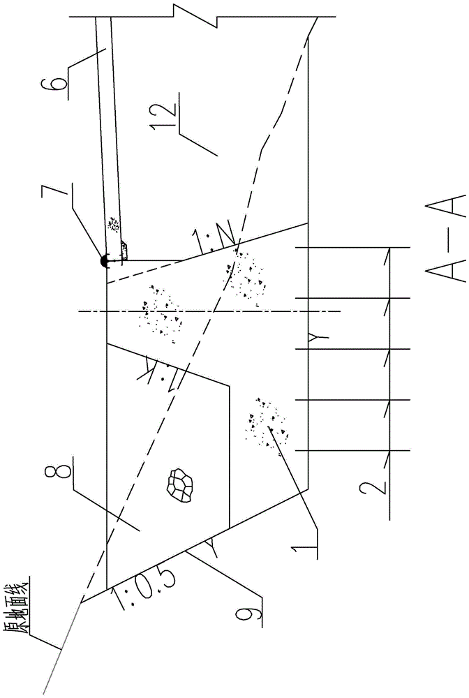 Concrete panel structure and construction method using high toe wall