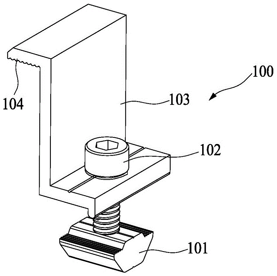 Adjustable solar panel composite pressing component