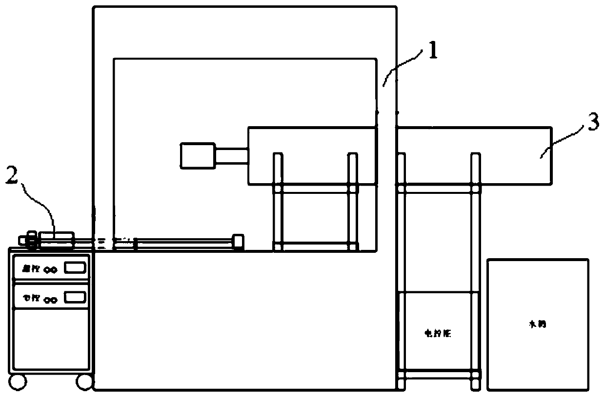 A laser-assisted heating chemical vapor deposition coating device and method