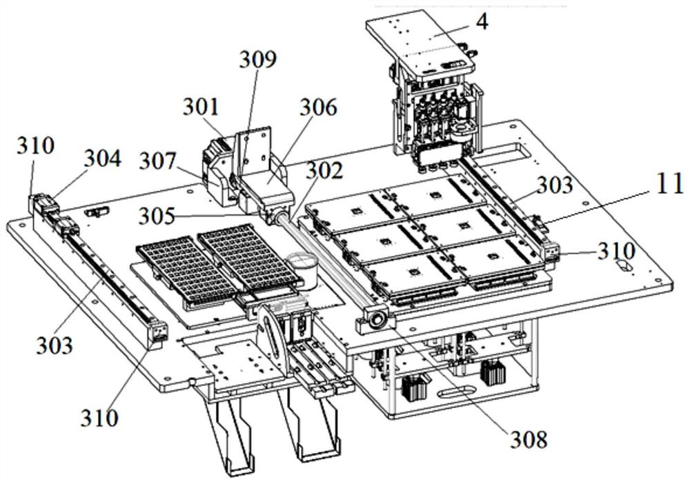 Chip programming machine with automatic loading and unloading