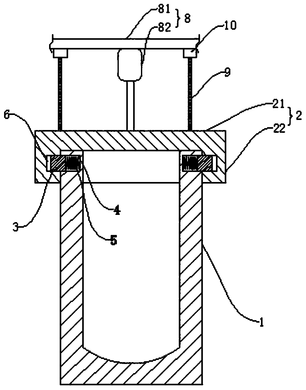 Method and device for improving magnesium absorption rate in nodular cast iron spheroidizing process