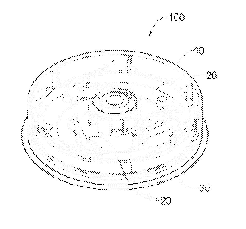 Vacuum adsorbing device