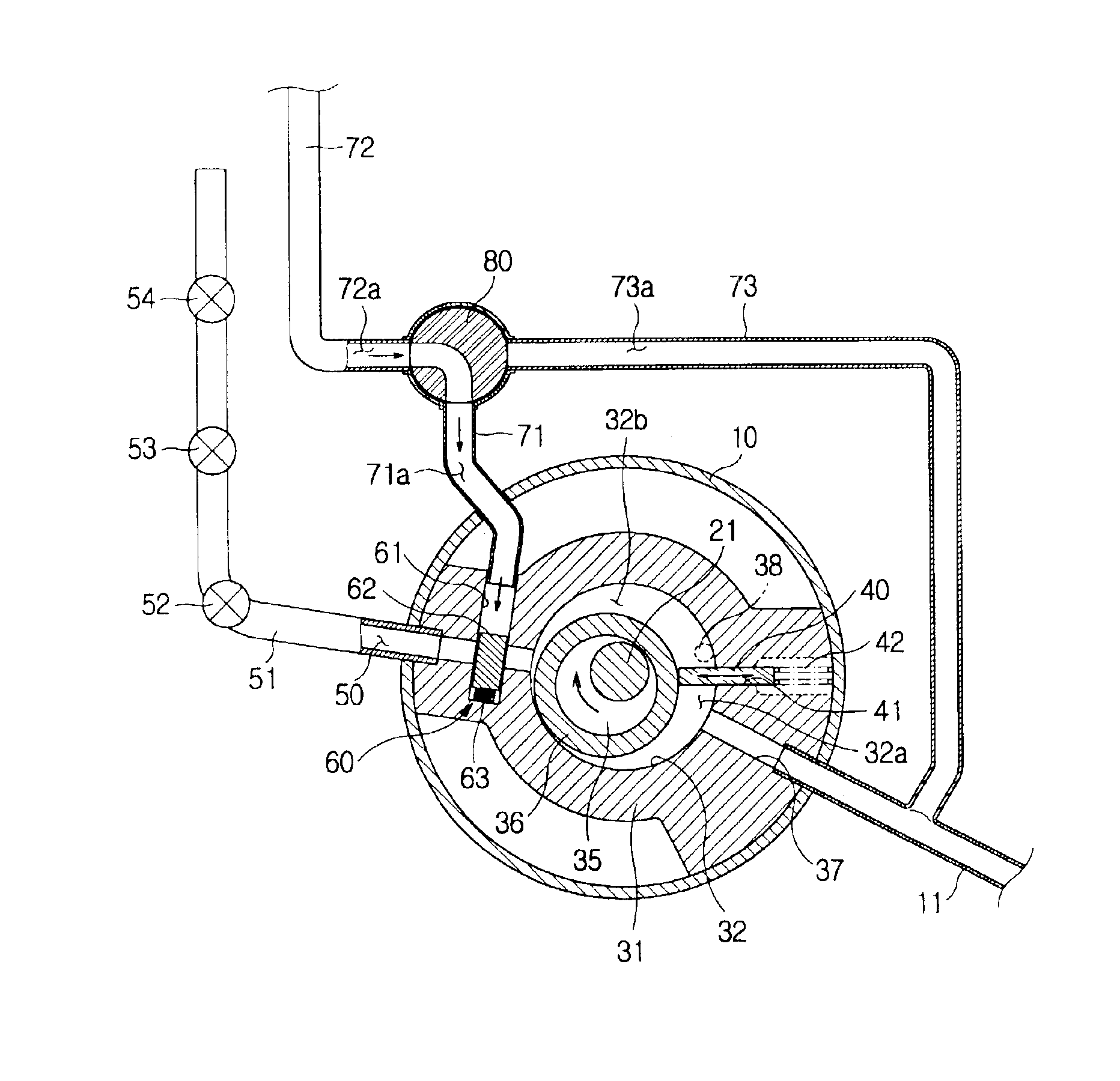 Variable capacity rotary compressor