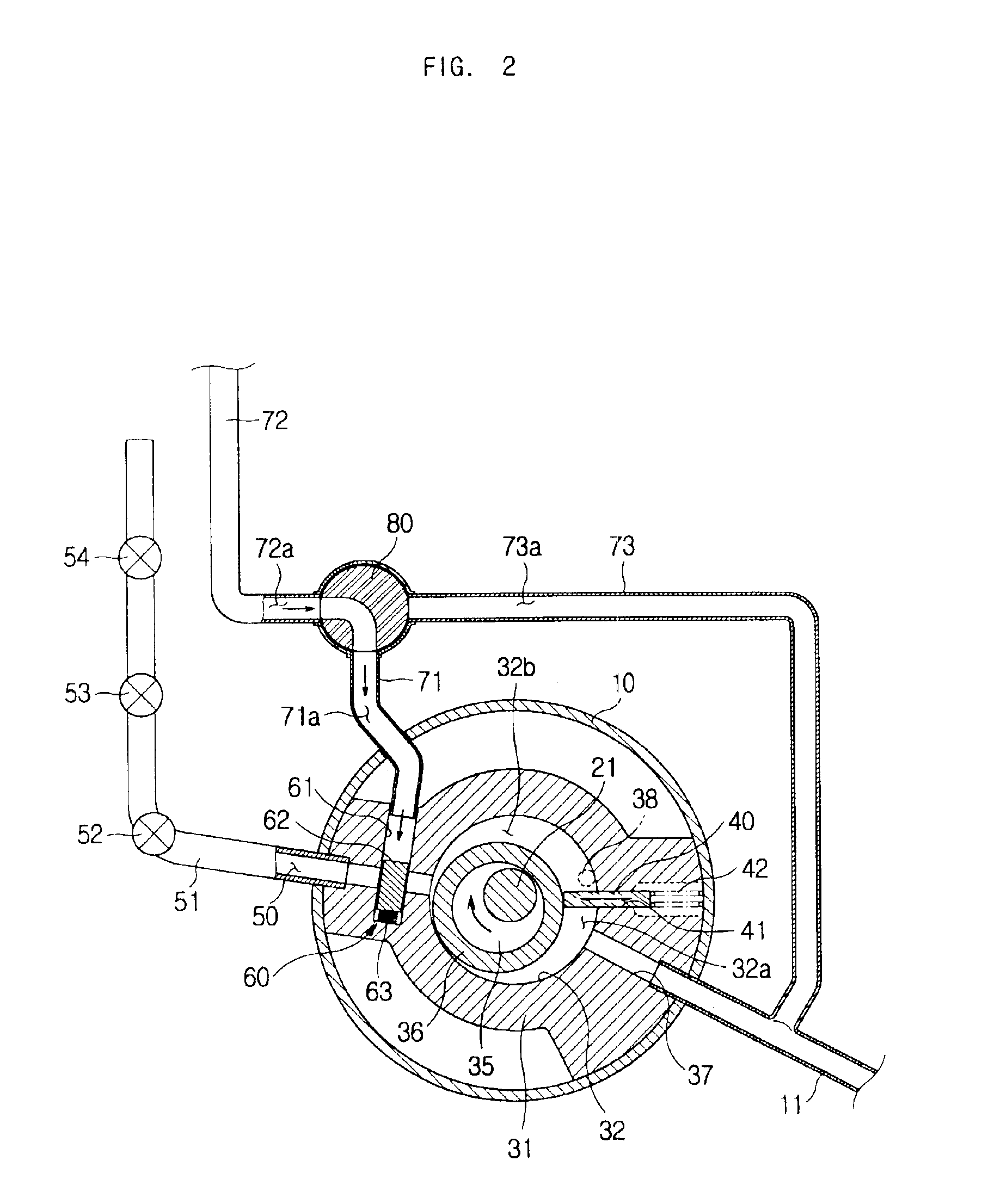 Variable capacity rotary compressor