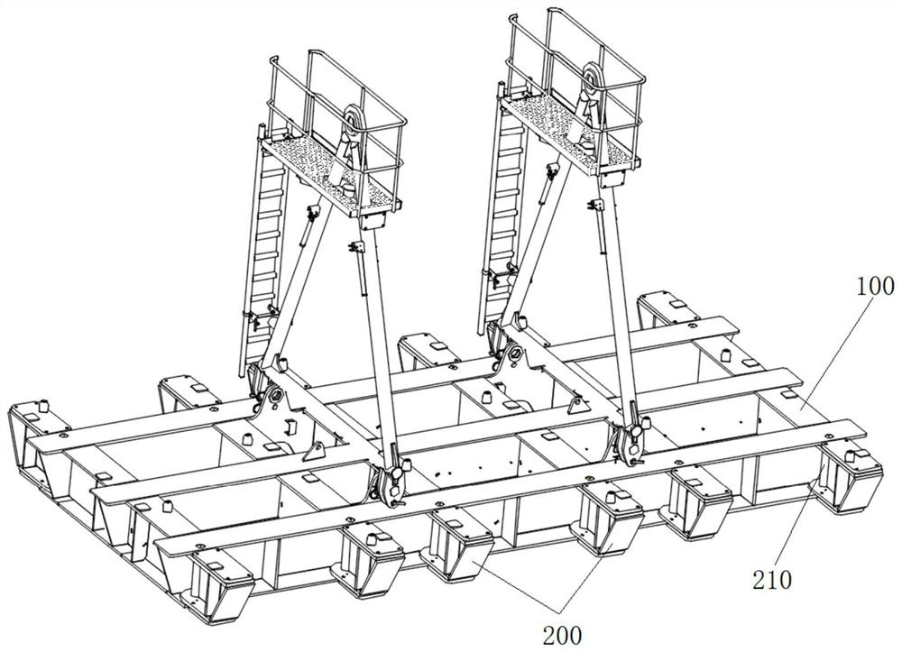 Super-lift counterweight tray and crane