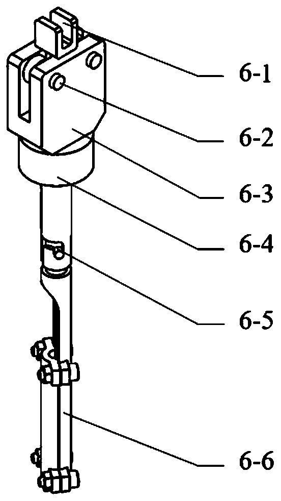 Mooring cable traction force vector measuring mechanism of mooring unmanned aerial vehicle