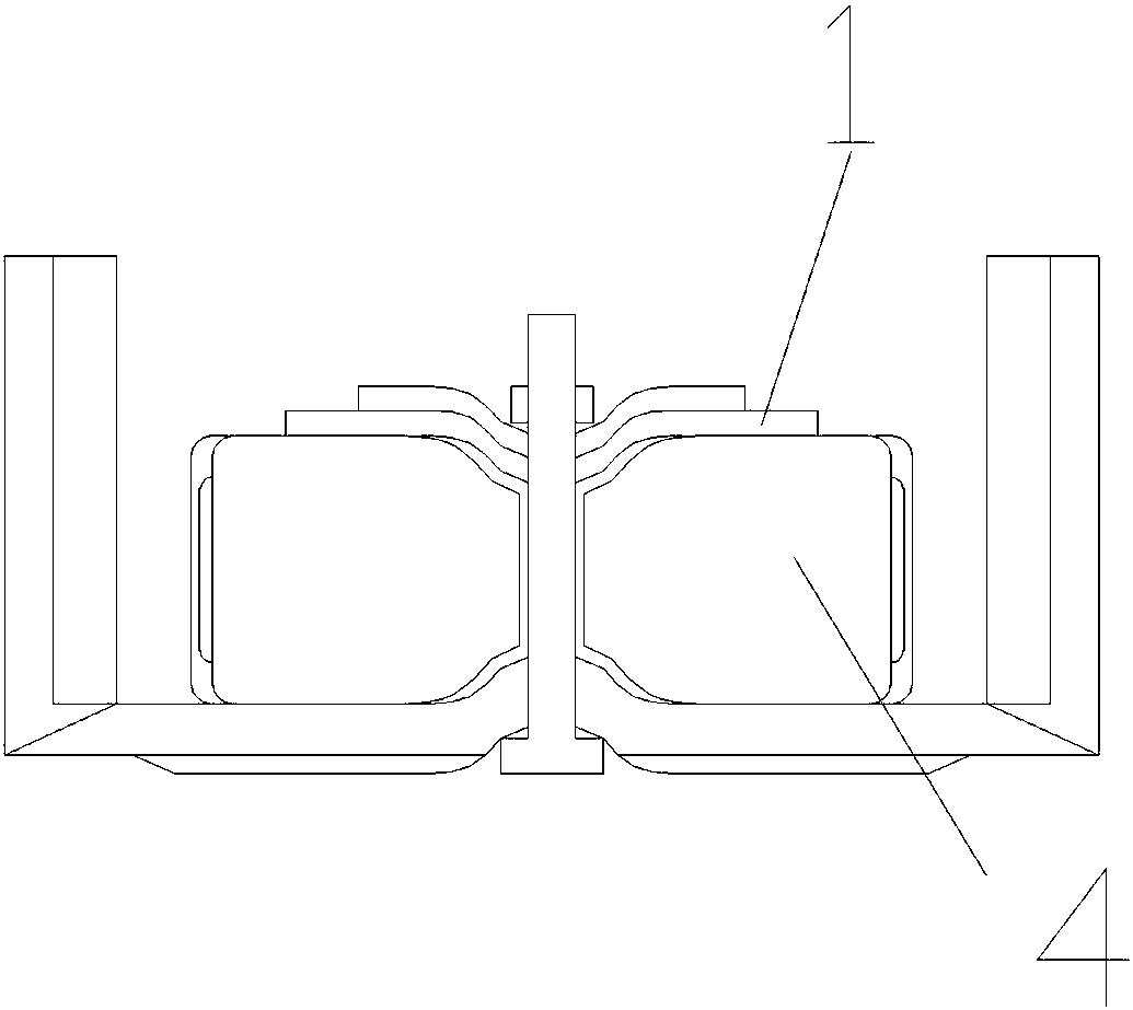 Rubber pad for voltage converter