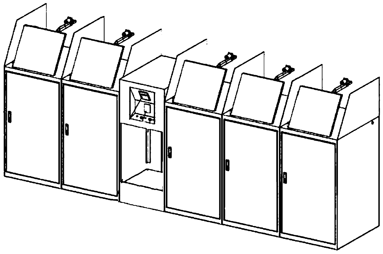 Garbage sorting and recycling system based on RBF neural network and control method