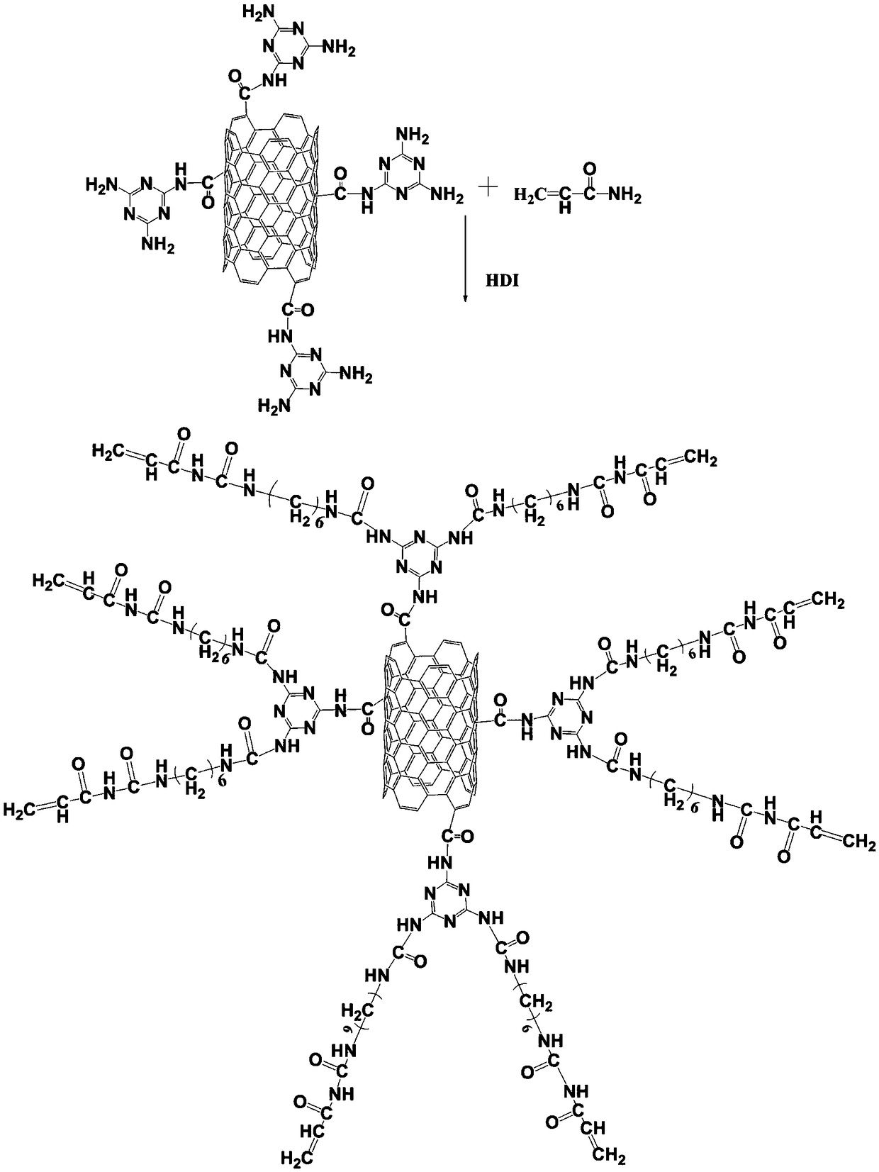 Plastic film with high stretching resistance and preparation process thereof