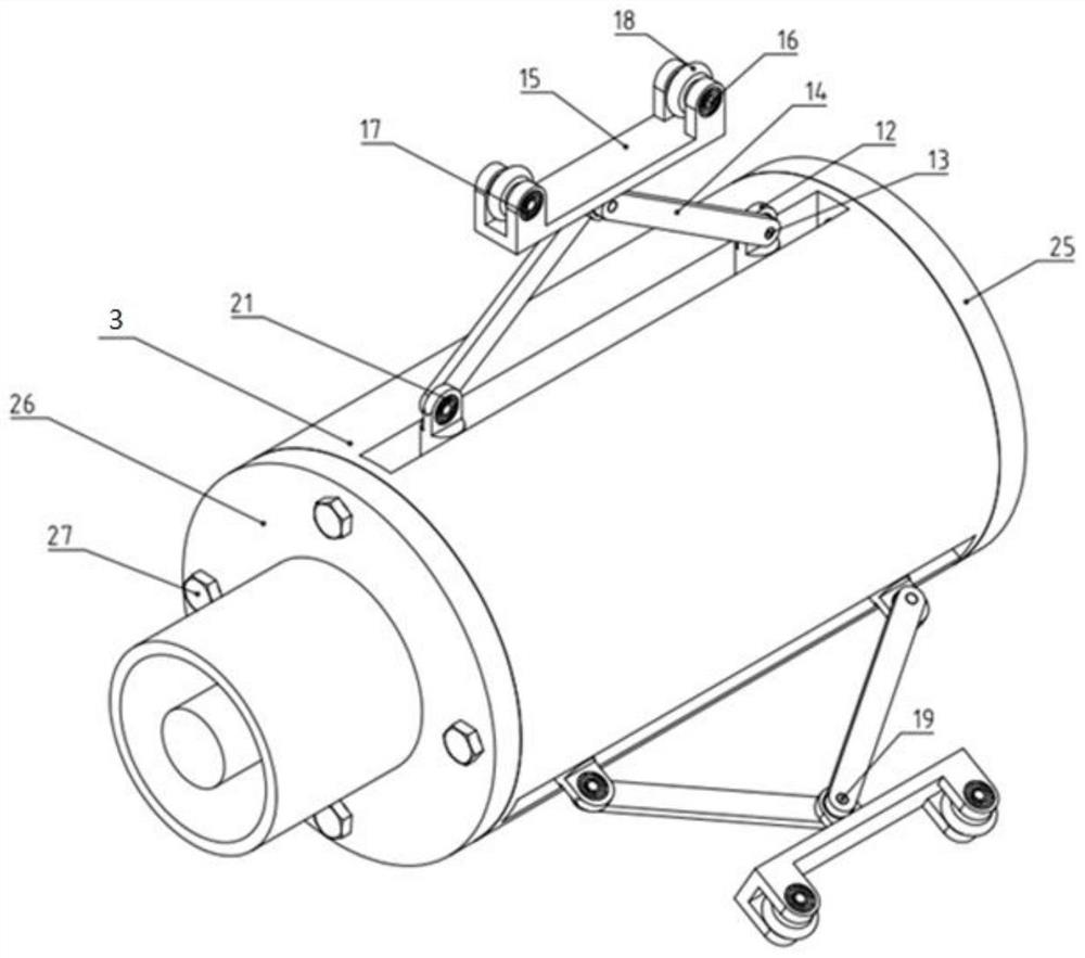 Preparation method of mechanical composite pipeline based on hydraulic drive