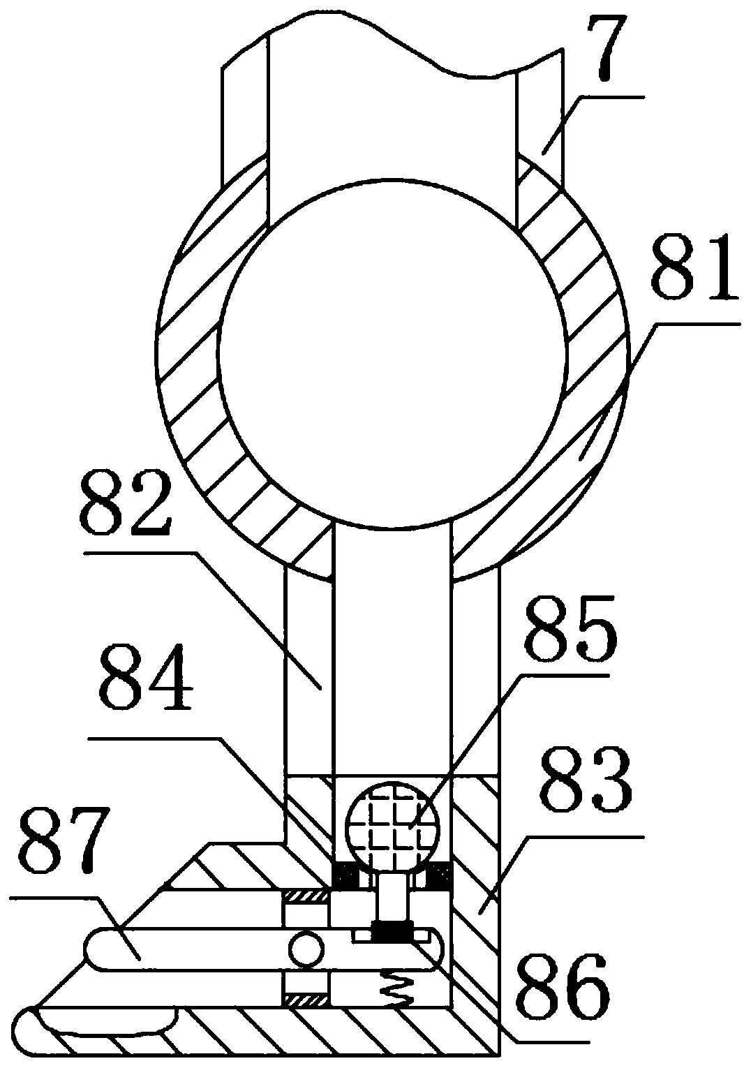 An automatic water replenishment and feeding device for poultry houses