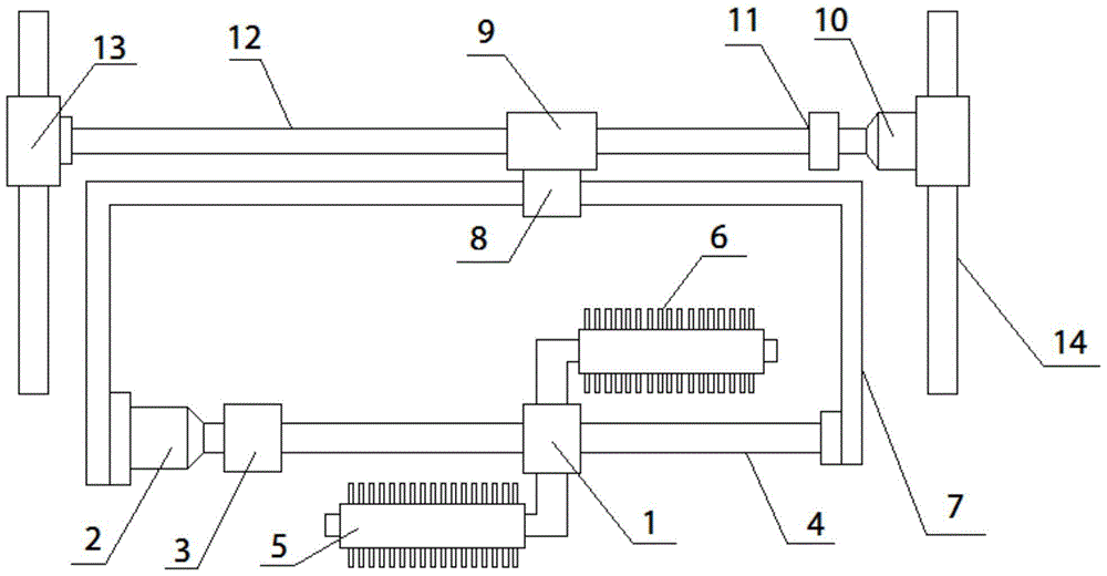 A new type of cleaning device for flats of spinning and carding machines