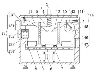 Anti-pollution inspection device for clinical laboratory